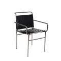 Reka bentuk moden kulit hitam Eileen Gray Roquebrune Chair